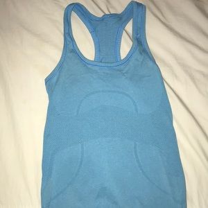 blue swiftly tech lululemon tank top